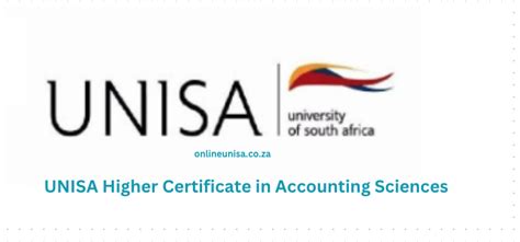 Unisa Higher Certificate In Accounting Sciences Unisa Ac Za