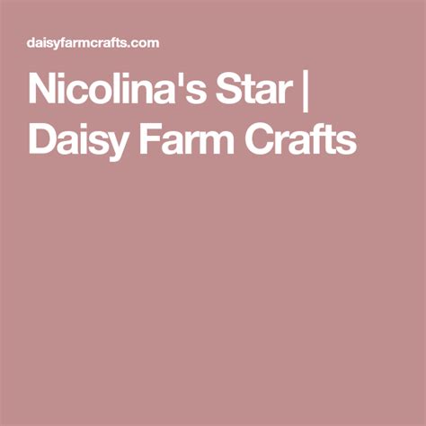 Daisy Farm Crafts Farm Crafts Daisy Crafts