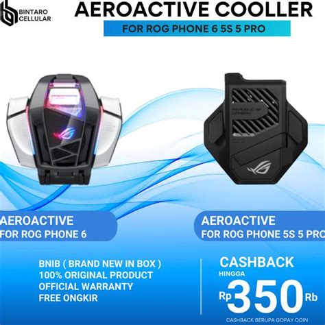 Jual Rog Aeroactive Cooler 5 For Asus Rog Phone 5 Cooling Aero Active V