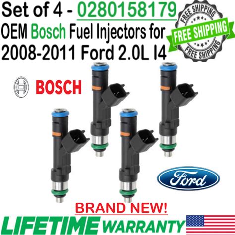 New Oem Bosch X Fuel Injectors For Ford Focus Transit