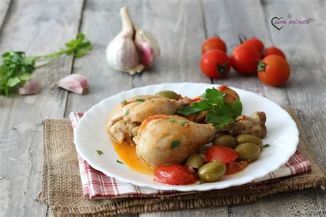 Fusi Di Pollo Con Olive E Pomodorini Cucina PreDiletta Ricetta