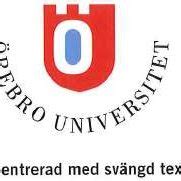 The standard logotype of Örebro University is displayed on the ...