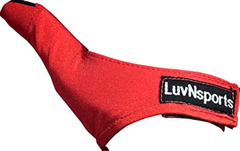 Lovensports Bowling Thumb Sock Right Glove Red Large Ball Insert