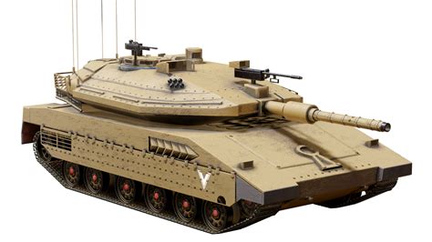 3D merkava main battle tank model - TurboSquid 1652492