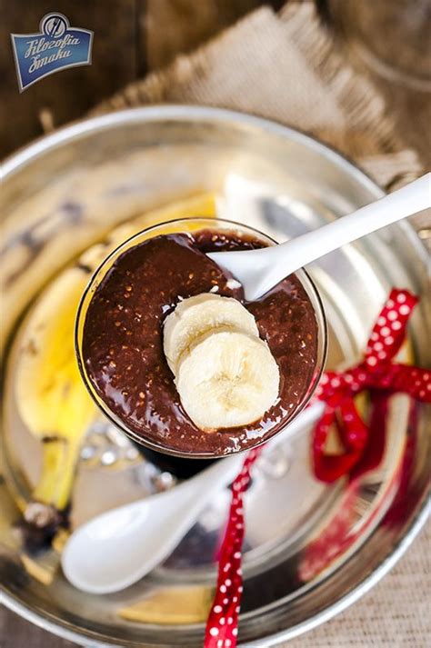 Pudding czekoladowy z nasionami chia Pomysły na dania Desery