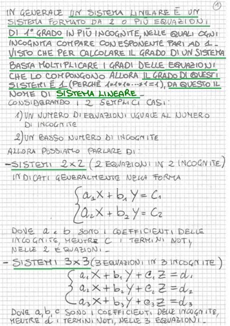 24 Sistemi Lineari Sistemi Di 1° Grado Esempi