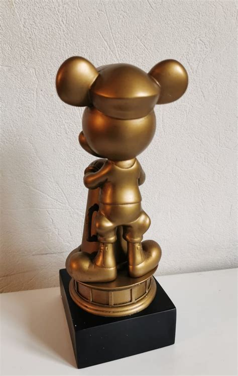 Beeldje Mickey Mouse Golden Award Walt Disney Studios Paris 1