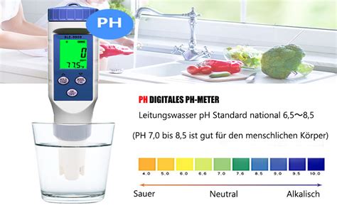 Mingchengheng Ph Messger T Ph Tds Ec Salt Und Temperatur Set