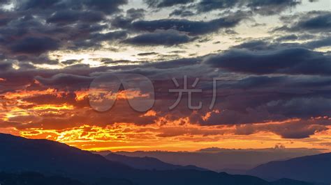 云南红河州夕阳日落火烧云延时4k3840x2160高清视频素材下载编号7367709实拍视频光厂vj师网