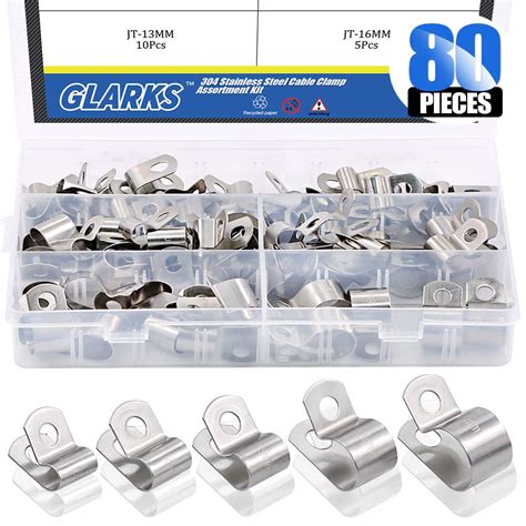 Glarks Pcs Size Stainless Steel