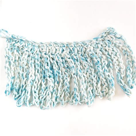 Crochet Fringe Edging (With Chains!) - Easy Crochet Patterns