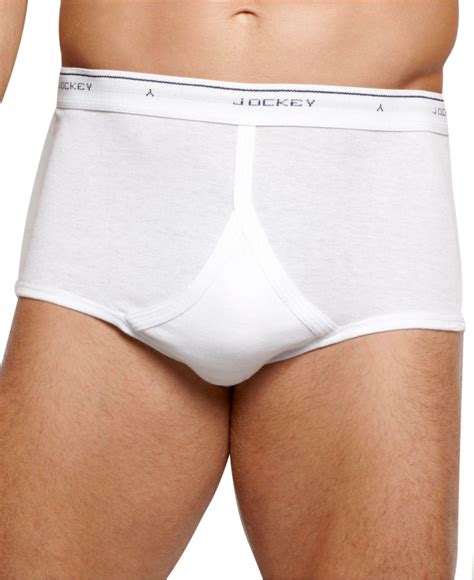 Jockey Cotton Classic Collection Full Rise Briefs 4 Pack In Diamond