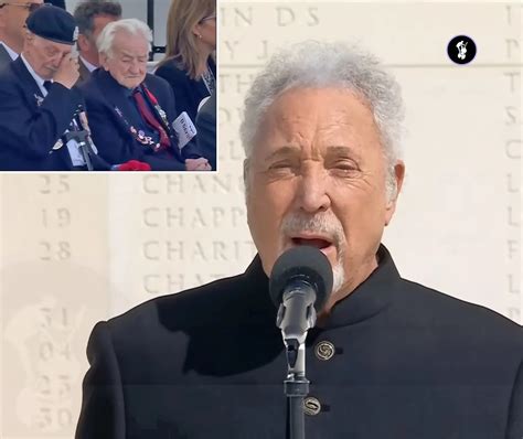 Sir Tom Jones Joins D Day Commemorations With Tear Jerking Performance The Music Man