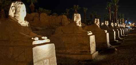 Sphinx Avenue In Luxor Egylogia