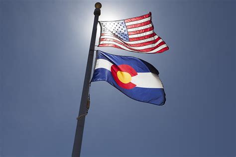 Usa And Colorado Flags Photograph By Lori Werhane Fine Art America