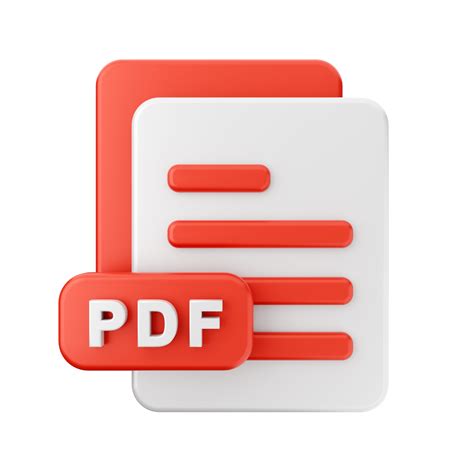 3d file pdf folder icon illustration 22030953 PNG