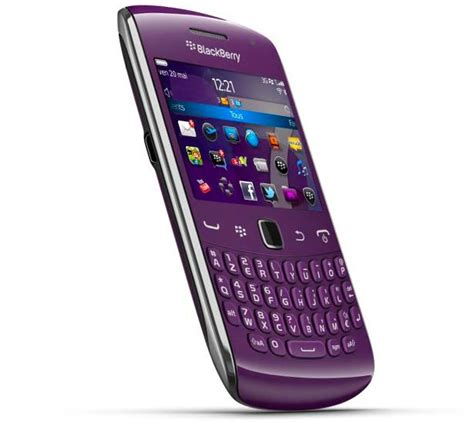 BlackBerry Curve 9360 Royal Purple Unlocked Smartphone Mobile Phone