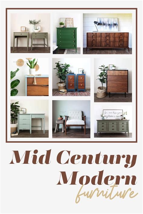 Mid Century Modern Painted Furniture