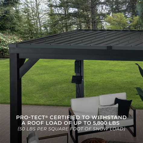 12x95 Stonebridge Gazebo In 2023 Backyard Oasis Gazebo Roof Design