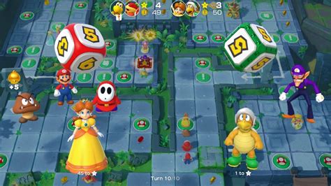 Super Mario Party Daisy Hammer Bro Vs Koopa Troopa Pom Pom 94