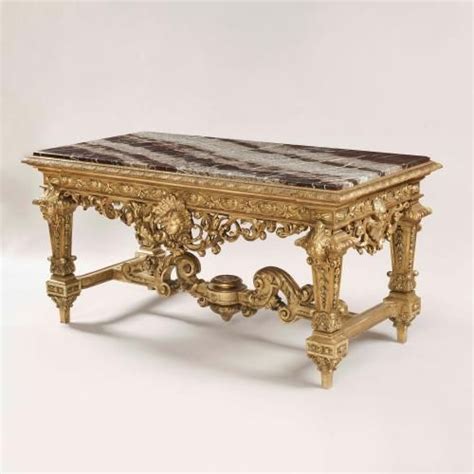 An Exceptional Giltwood Table De Milieu In The Louis XIV Style Butchoff