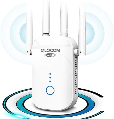 QLOCOM WiFi Repeater 1200 Mbps Dual Band 2 4 GHz 5 GHz WiFi Extender