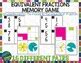 Equivalent Fractions Memory Game By Teaching To The 4th Degree TpT