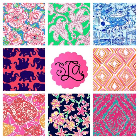 Preppy Monogram Wallpaper - WallpaperSafari