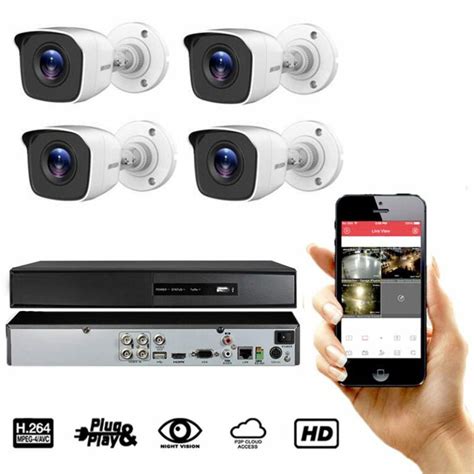 Buy 4 Channel Full HD CCTV Cameras DVR Kit Technest