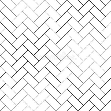 Herringbone Parquet Diagonal Seamless Pattern Stock Vector