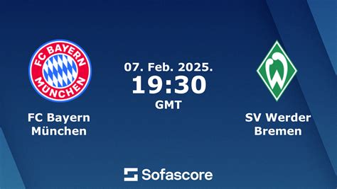 Fc Bayern M Nchen Sv Werder Bremen Scores En Direct Face Face Et