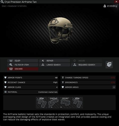 Tarkov Best Helmet Tier List Guide All Armour Classes Games Finder