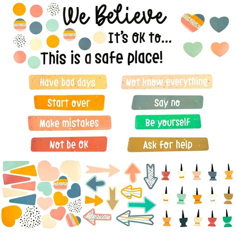 We Belong Motivational Bulletin Board Set 82 Pieces Mardel 4046603