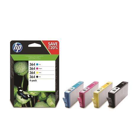 HP 364 CMYK Original Ink Cartridge Combo 4 Pack