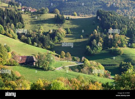 Black Forest House Near St Ulrich Schauinsland Mountain Black