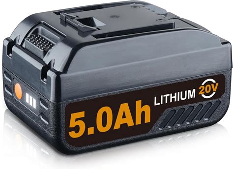 Vinida 1pack 50ah 20v Replacement For Worx Battery Lithium Ion Compatible With Worx