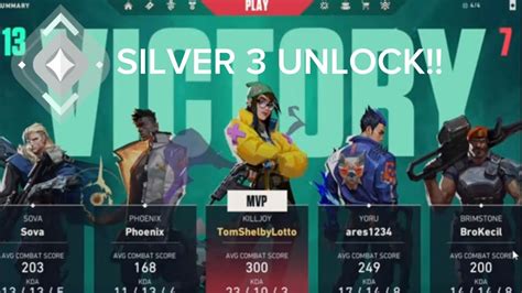 Pushing Rank Valorant Silver Unlock Youtube