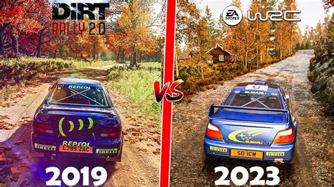 EA Sports WRC VS Dirt Rally 2 0 Side By Side Comparison 4k60 Fps XBOX