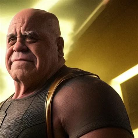 Krea A Screenshot Of Danny Devito Playing Thanos In Avengers Endgame