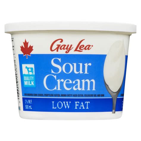 Gay Lea Low Fat Sour Cream Ml Canadian Goodness
