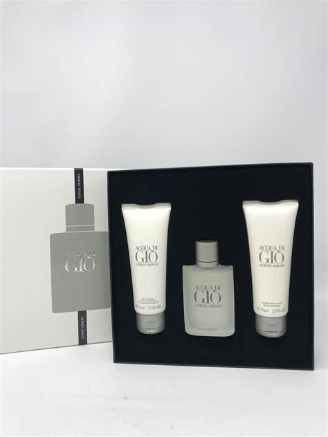 Acqua Di Gio 3 Piece Gift Set For Men - Perfumes Plus International