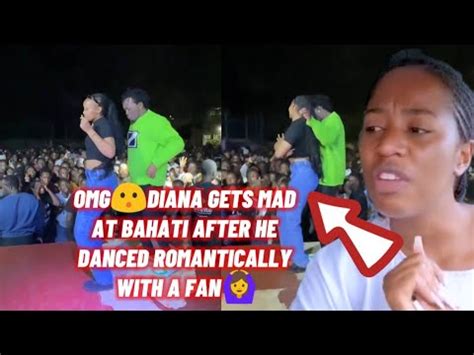 DIANA GETS MAD AT BAHATI AFTER HE DANCED ROMANTICALLY WITH A FEMALE FAN