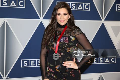 Hillary Scott Of Lady Antebellum Arrives At The 2017 Sesac Nashville