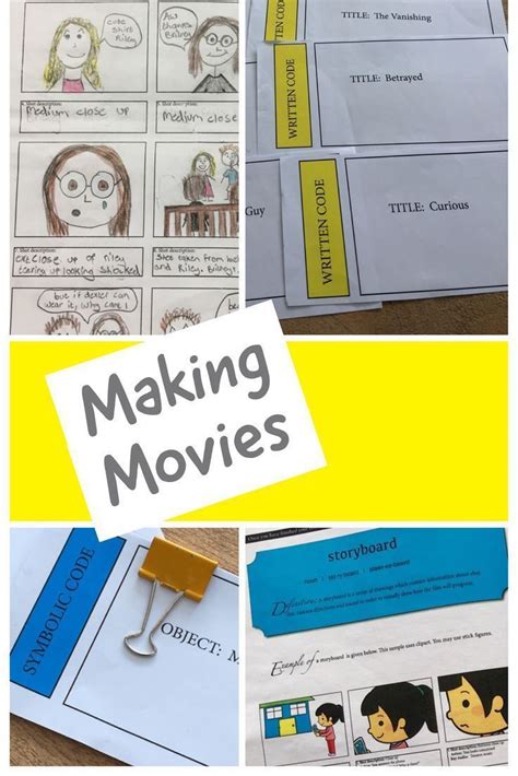 Media Literacy Making Movies Using Media Codes Activities And Worksheets