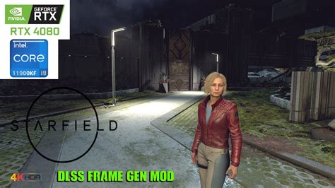 Starfield Dlss Frame Gen Mod Pc K Hdr Ultra Settings Rtx X Hot