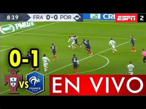 Portugal Vs Francia En Vivo Hoy Youtube