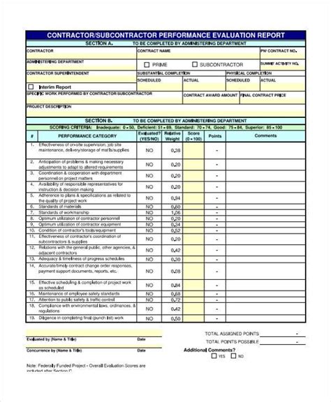 Contractors Report Template Printable Word Searches