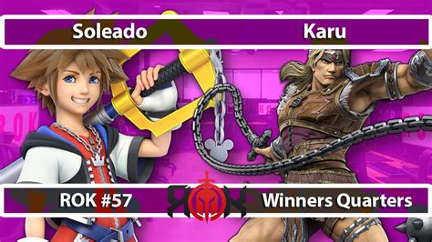 Soleado Sora Vs Karu Simon Rok Esports Smash Ultimate