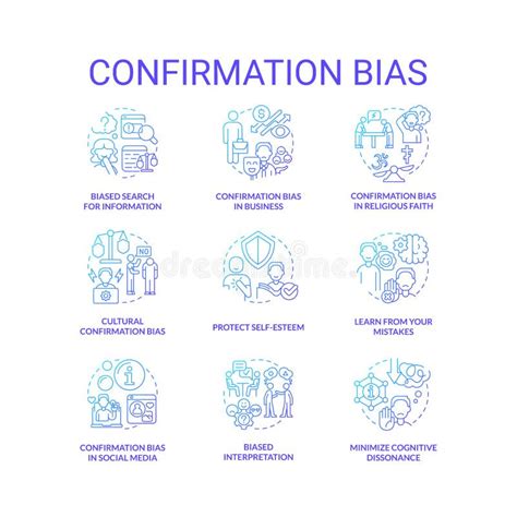 Confirmation Bias Stock Illustrations 151 Confirmation Bias Stock