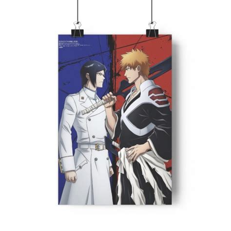 Poster Bleach Ichigo Y Uryu Tienda Rirumé